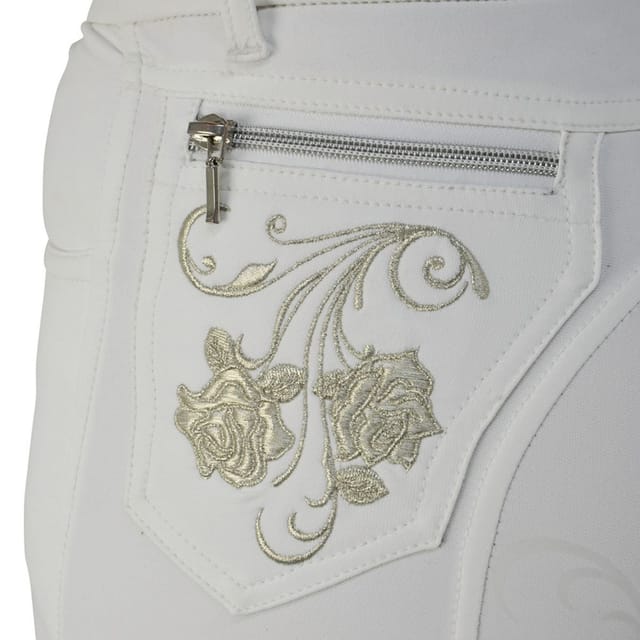 HyPERFORMANCE HyPERFORMANCE Women's Regatta Breeches in White - 3