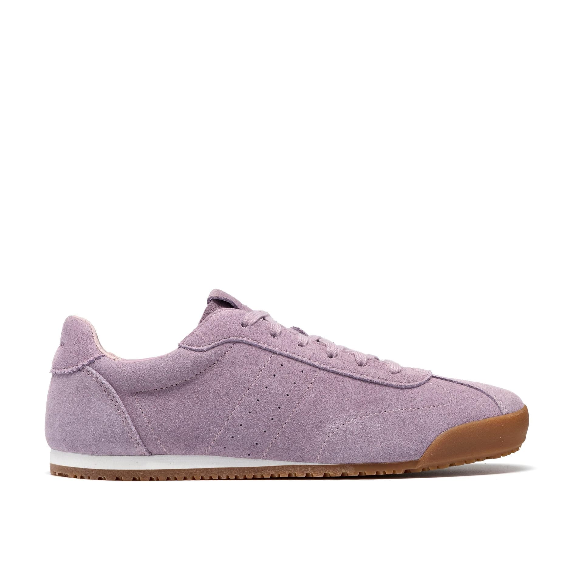 Clarks Clarks Women's Moritz Lo Mauve Suede Trainers