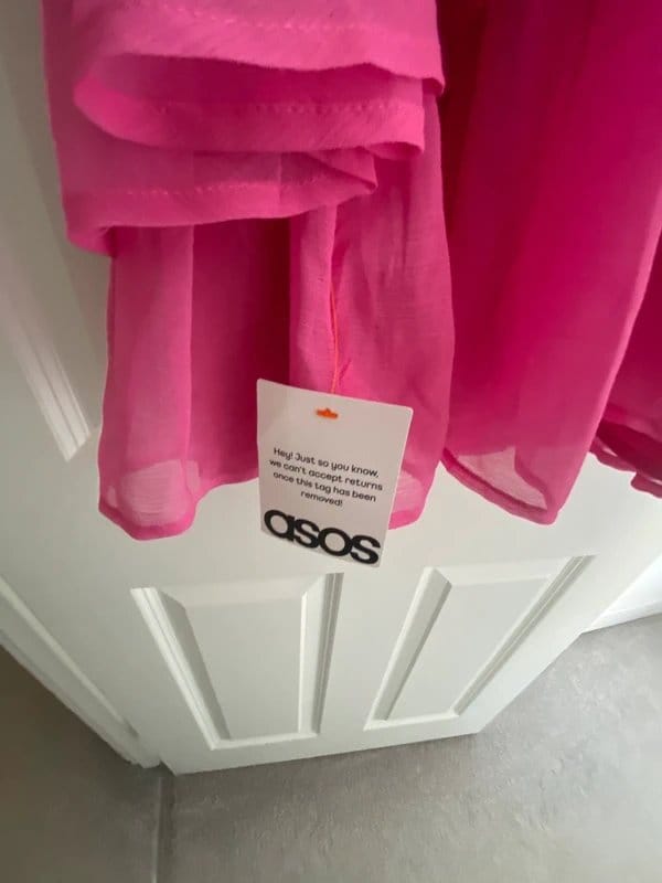 ASOS Design Pink ruffle frill mini dress - 1