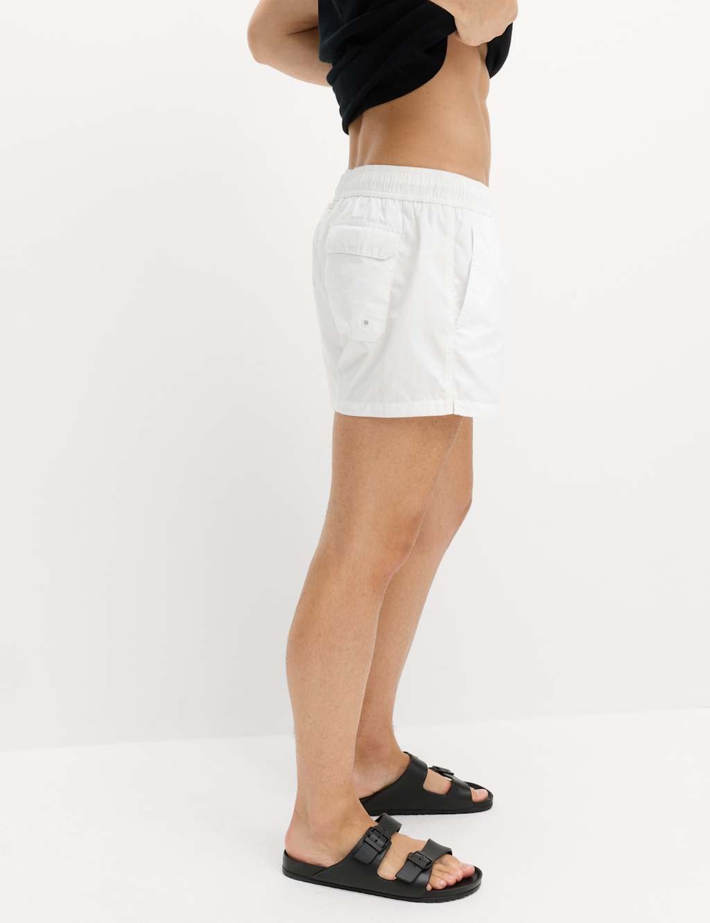 Marks & Spencer M&S Quick Dry Plain Swim Shorts White - 1