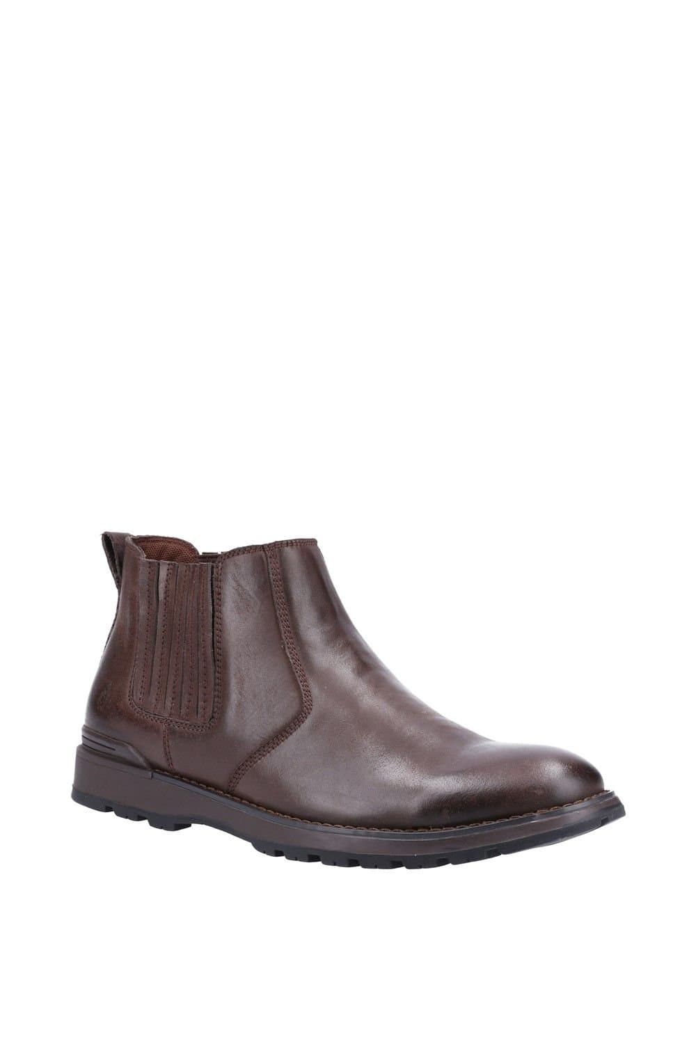 Hush Puppies Hush Puppies Men's 'Gary' Leather Boots in Brown