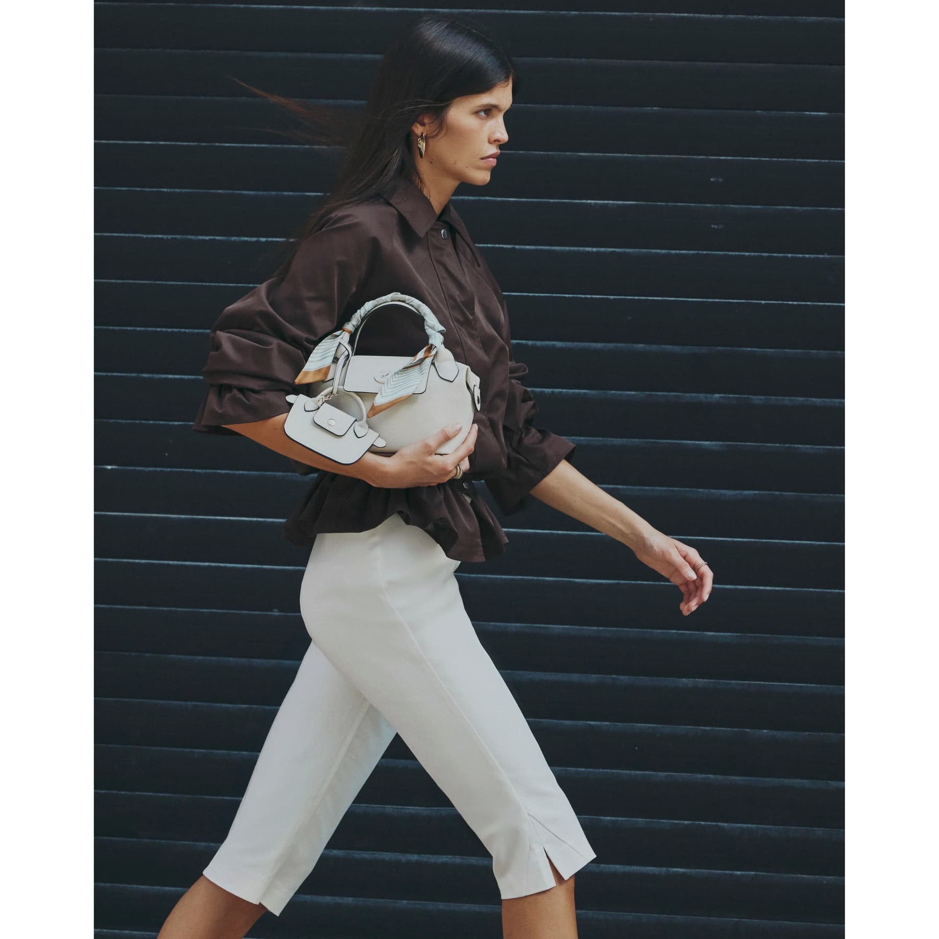 River Island River Island Womens Cream Mini Flap Cross Body Bag