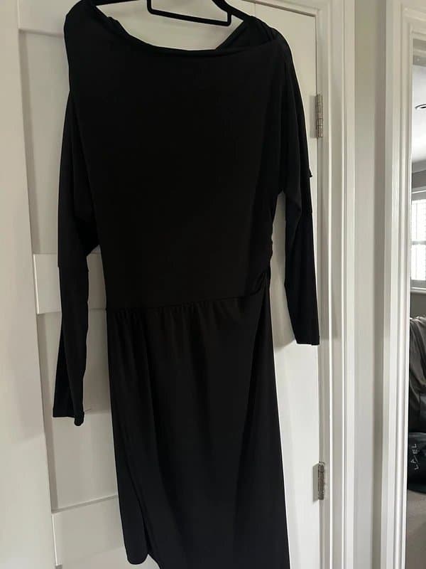 Never Fully Dressed Never Fully Dressed Off Shoulder Ruched Long Dress