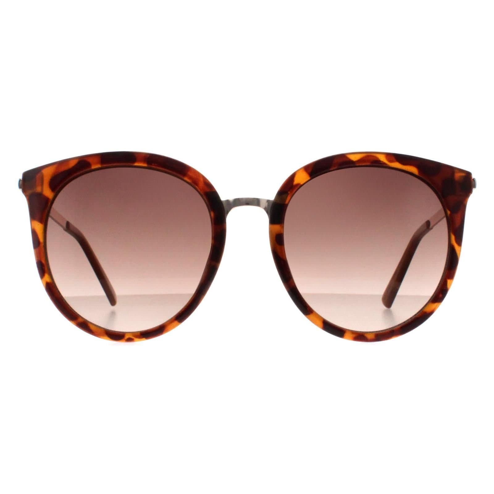 Guess Guess Women's Round Brown Brown Gradient GF0324