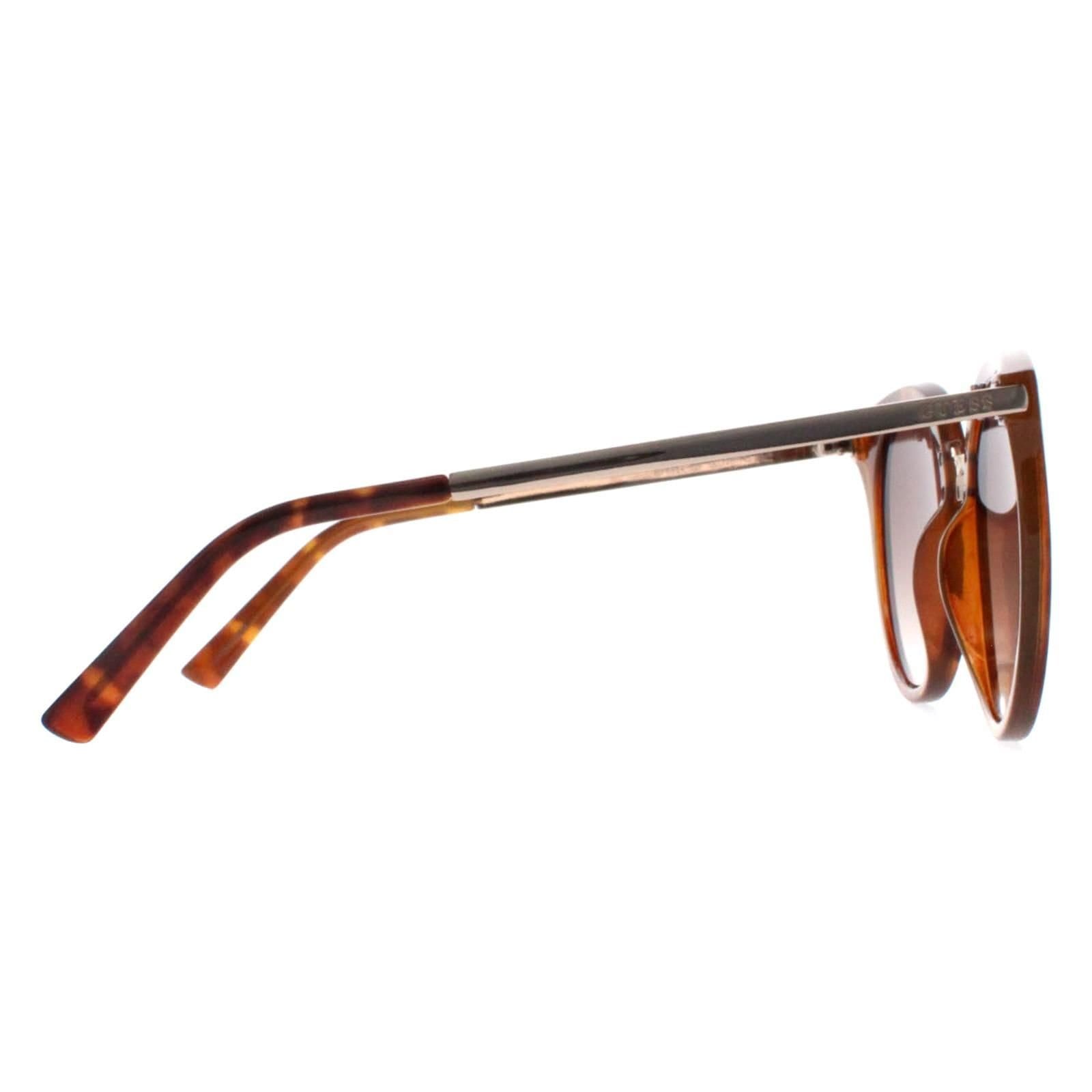 Guess Guess Women's Round Brown Brown Gradient GF0324 - 4