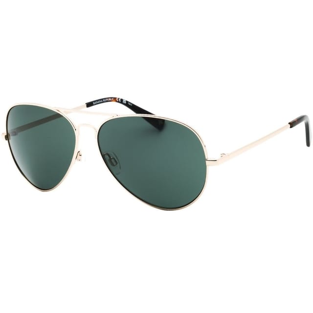 Banana Republic Banana Republic Men's Green Lensed Light Gold Sunglasses - 2