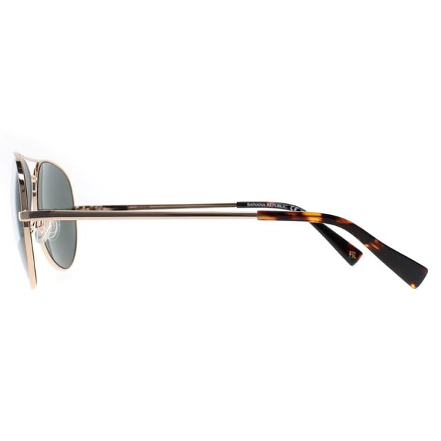 Banana Republic Banana Republic Men's Green Lensed Light Gold Sunglasses - 3
