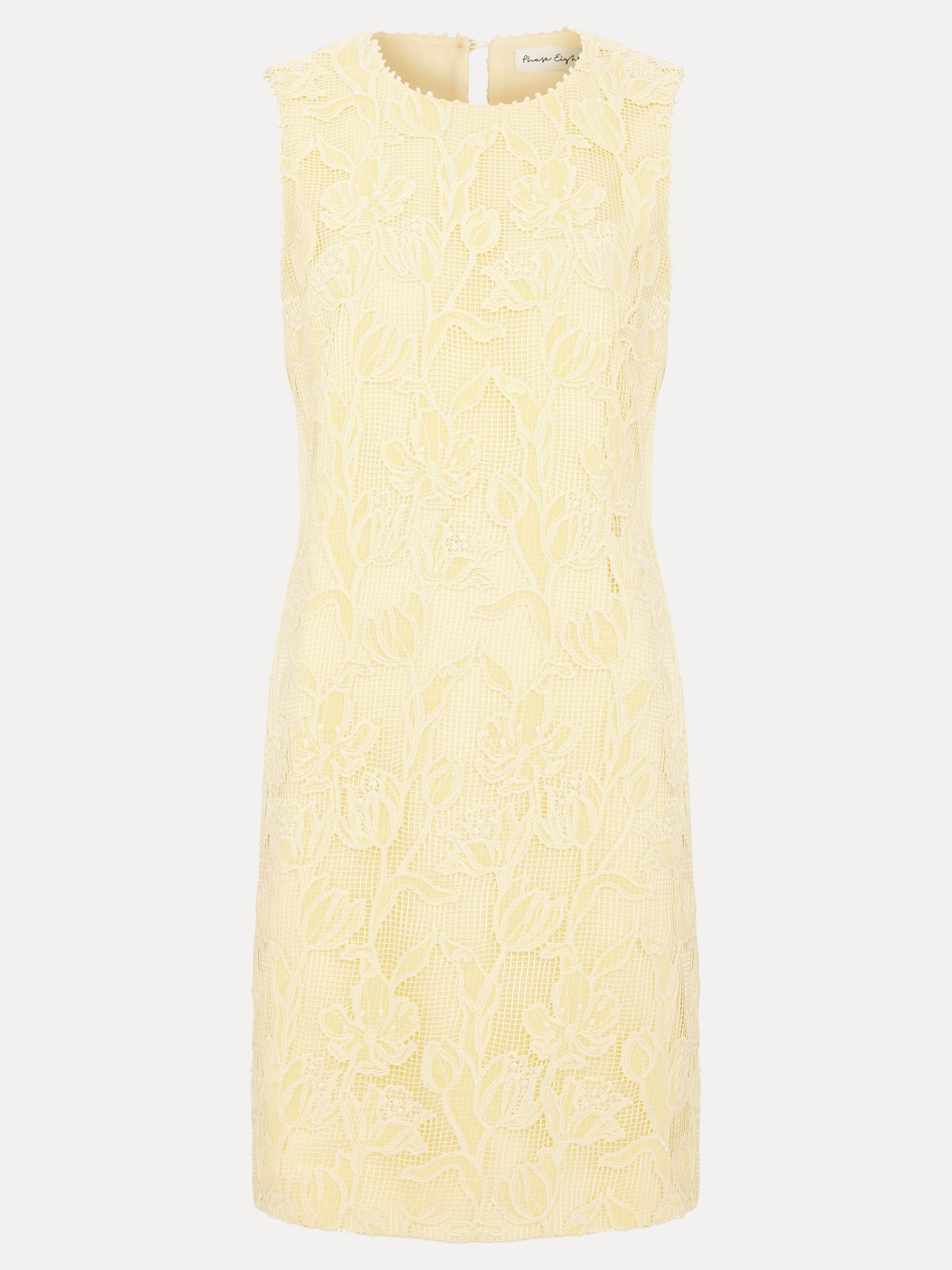 Phase Eight Phase Eight Women's Bryony Sleeveless Lace Mini Dress in Lemon - 2
