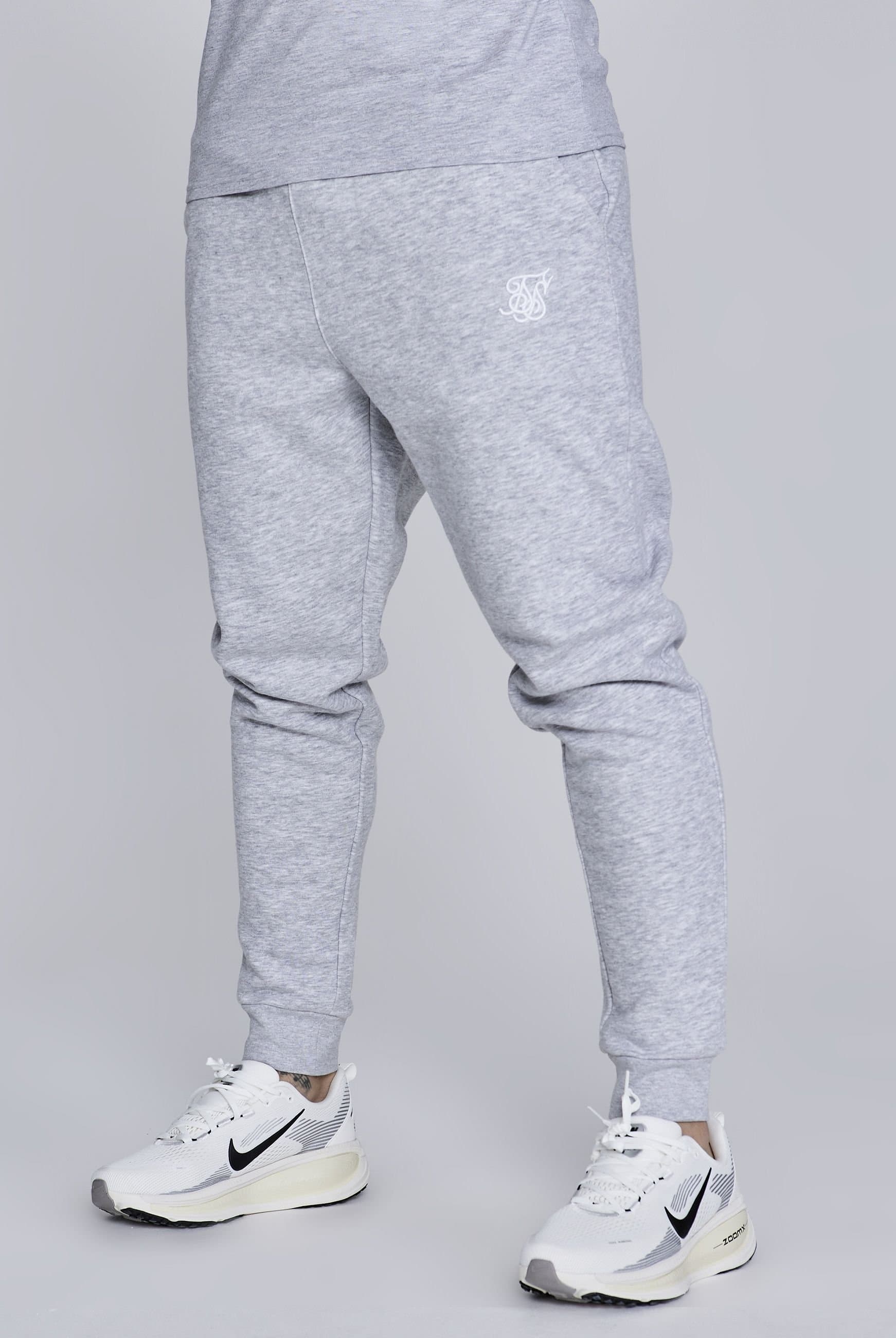 SikSilk SikSilk Men's Essentials Joggers in Grey