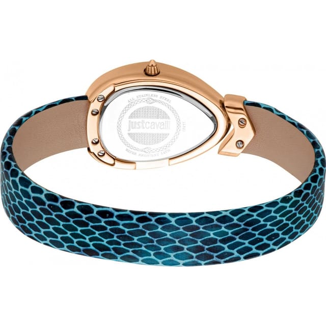 Just Cavalli Just Cavalli Women's JC1L321L0055 Signature Snake 24mm Quartz Watch in Blue - 2