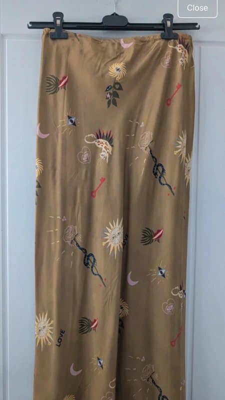 Never Fully Dressed Never Fully Dressed Satin Skirt Size 8-10