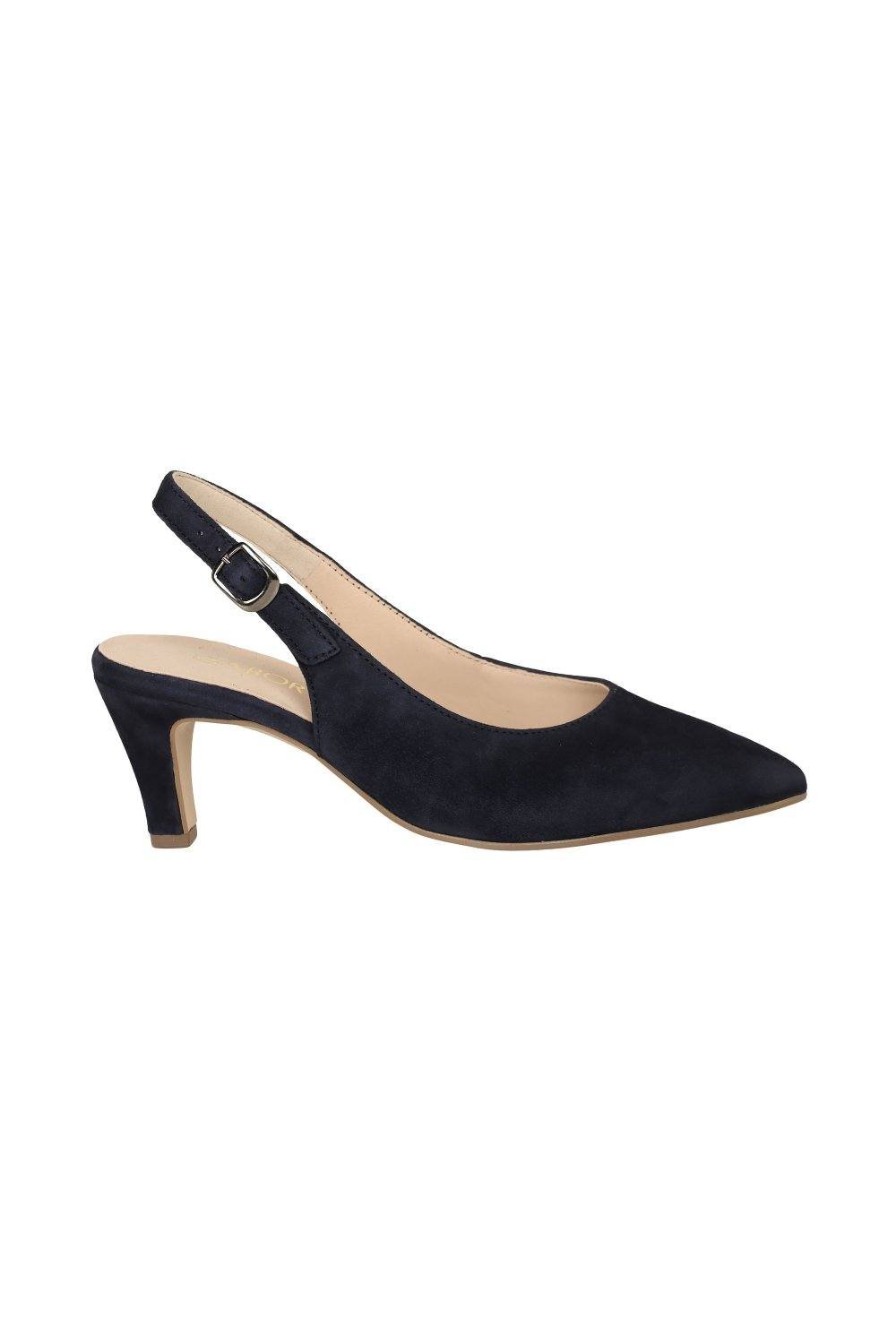 Gabor Gabor Women's 'Lazona' Slingback Court Shoes in Dark Blue - 3