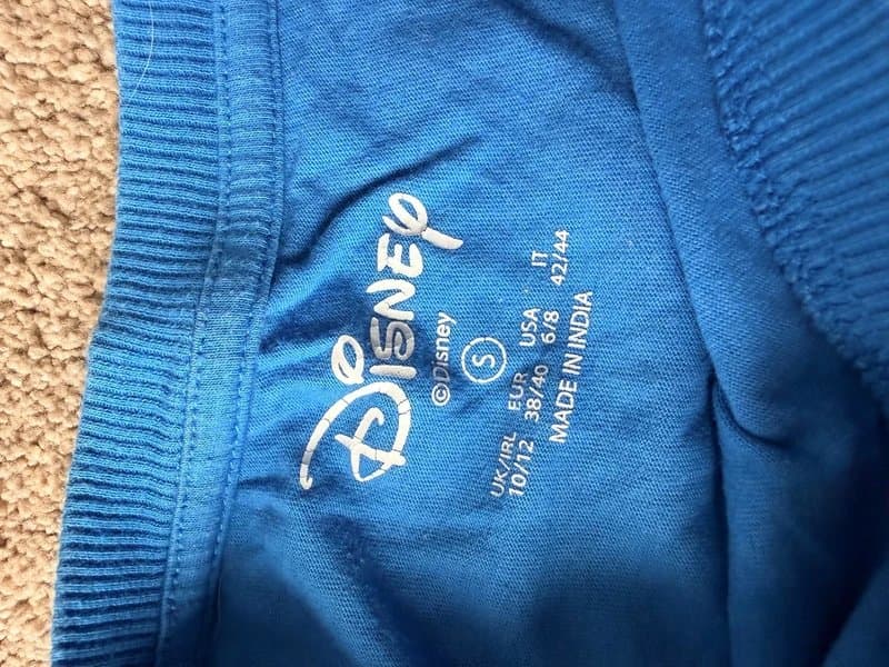 Disney Disney Stitch "Take It Easy" T-Shirt Size S Blue Graphic Tee Lilo & Stitch