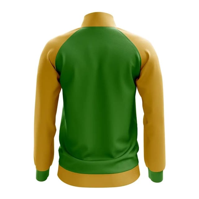 Karakalpakstan Karakalpakstan Men's Concept Football Track Jacket in Green - 2
