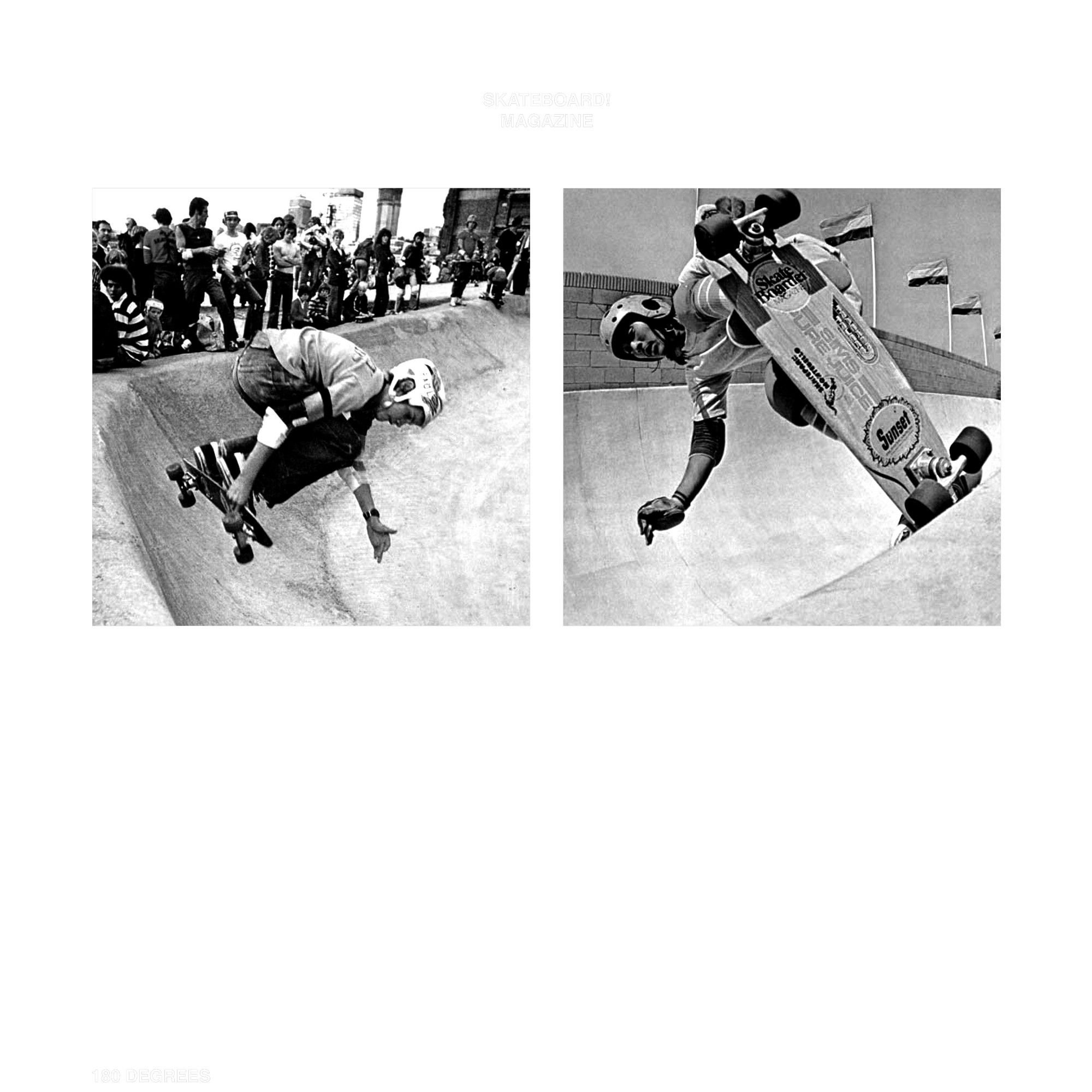 Skateboard! Skateboard! Men's Magazine 180 T-Shirt in Light Blue - 3