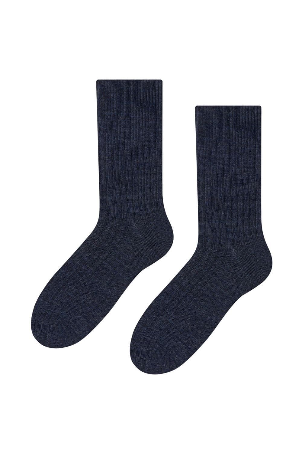 Steven Steven Men's Grey Alpaca Wool Warm Boot Socks