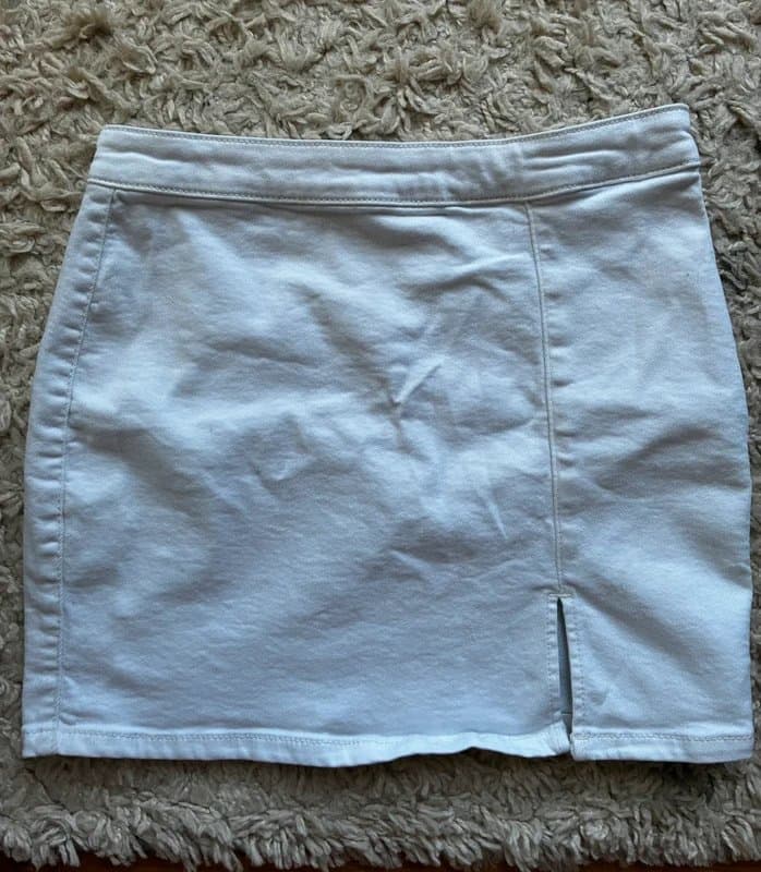 Bershka Bershka white denim skirt