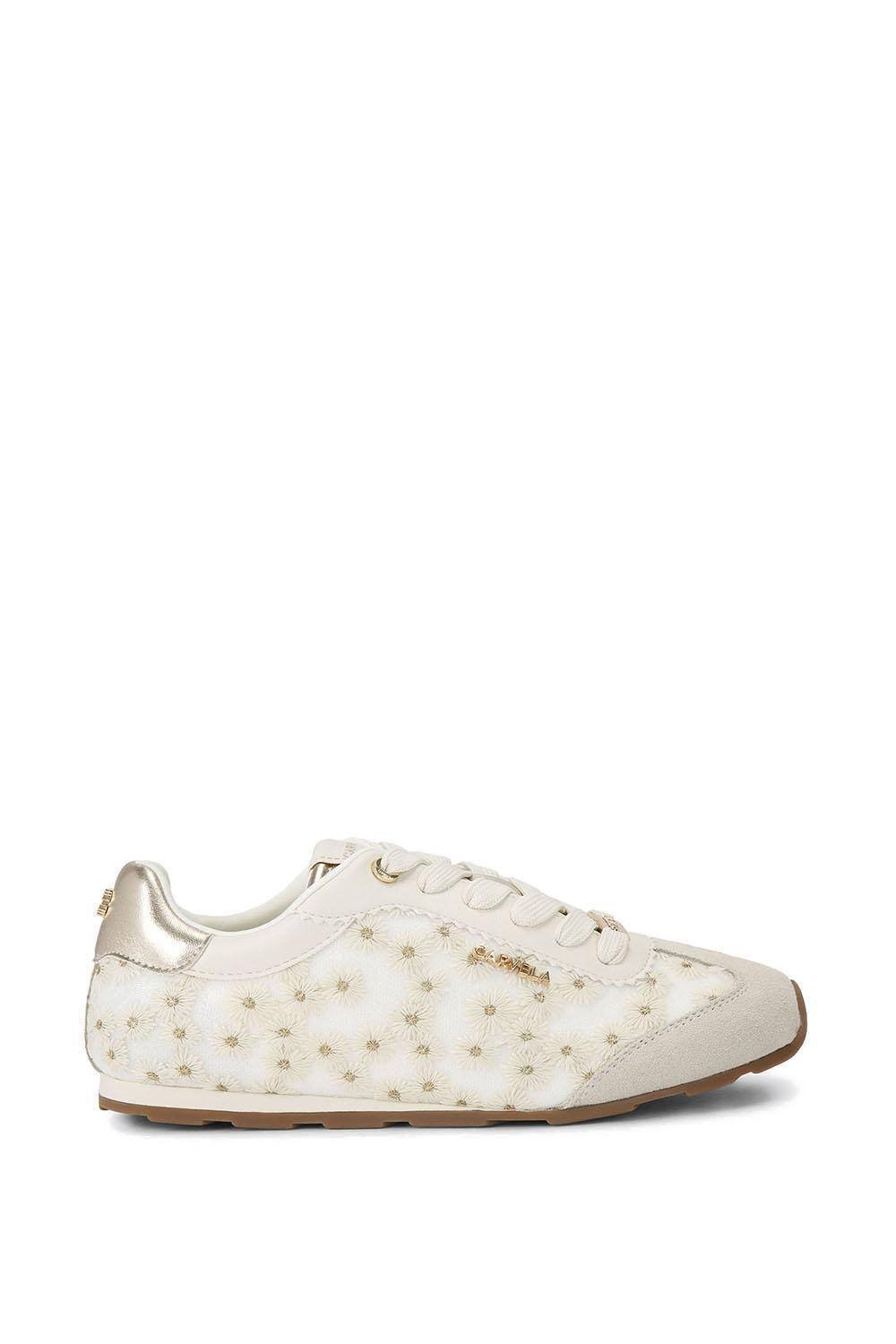 Carvela Carvela Women's 'Tivoli Daisy Sneaker' Trainers in White - 3
