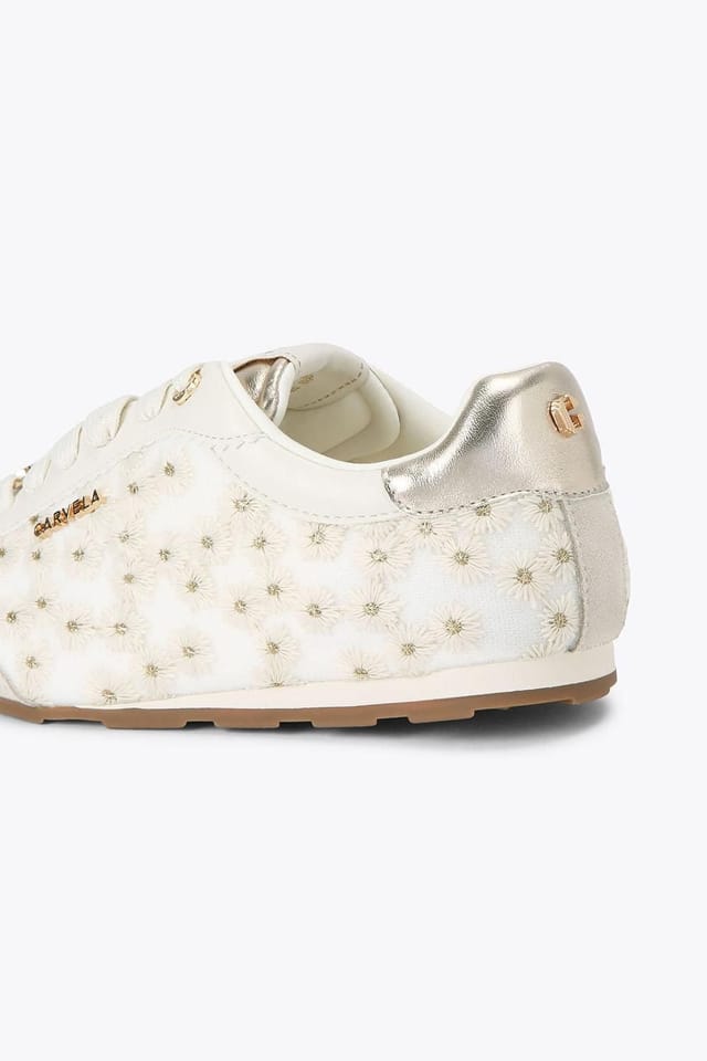 Carvela Carvela Women's 'Tivoli Daisy Sneaker' Trainers in White - 3