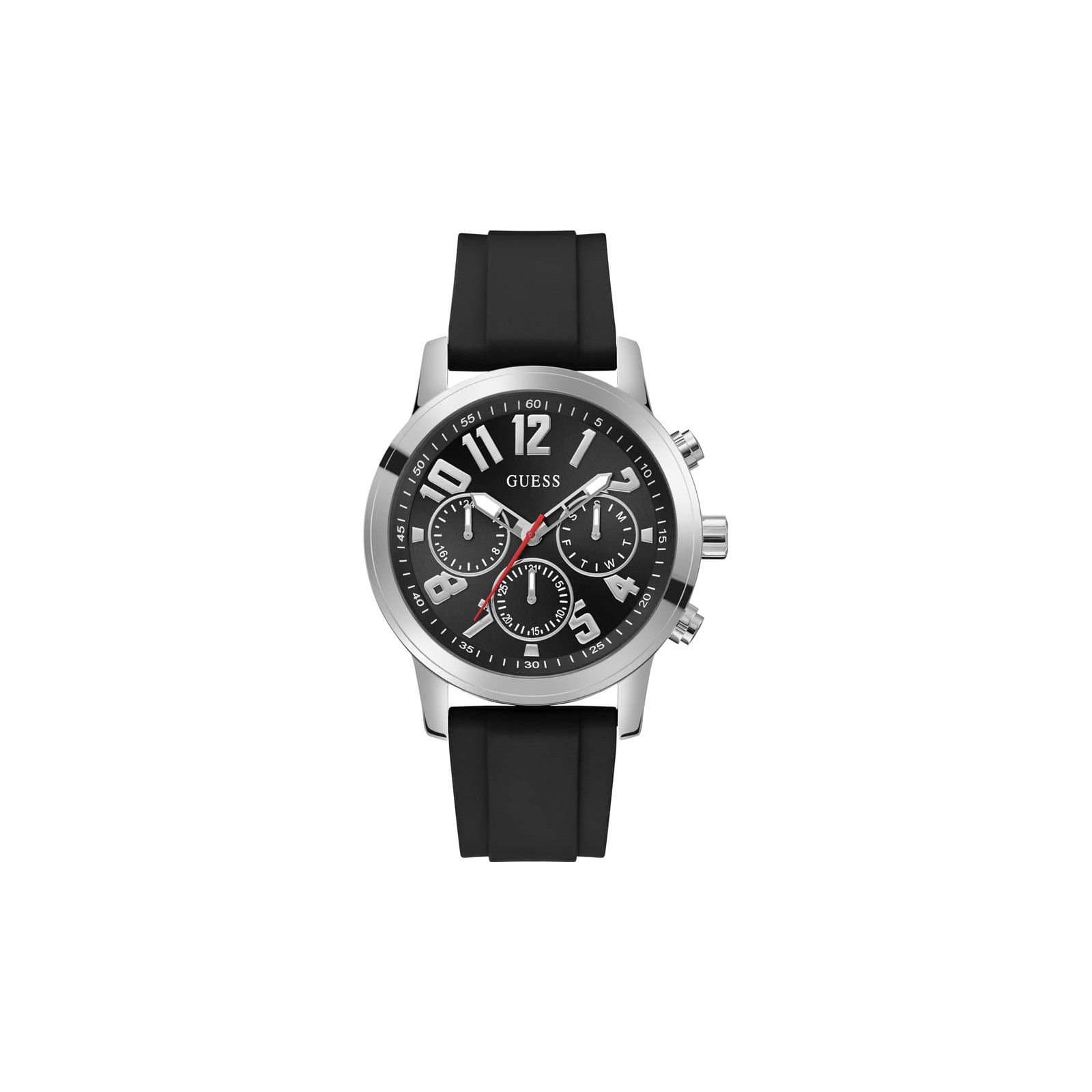 Guess Guess Men's GW0708G1 44mm Quartz Watch in Black