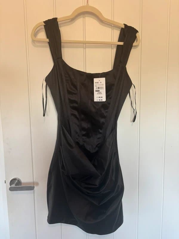 Quiz Quiz black corset dress size 10