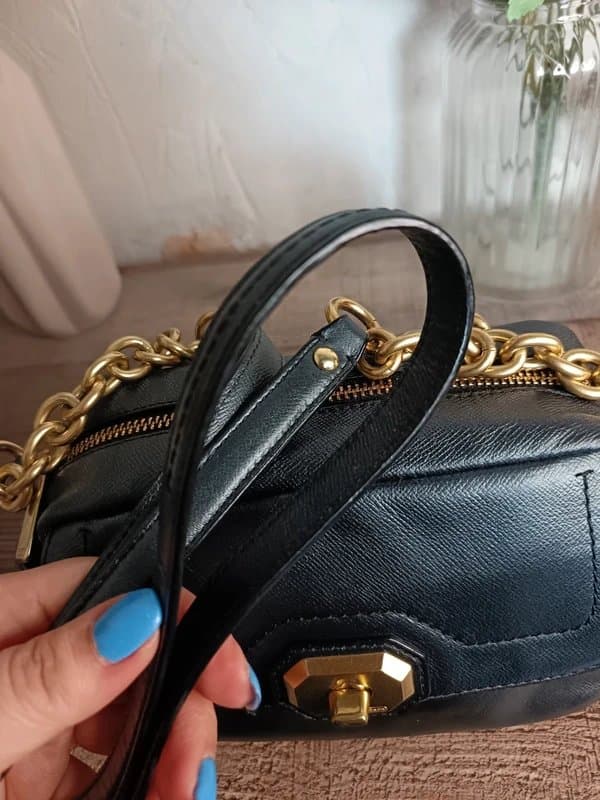 Coach Coach Black Turnlock Campbell Camera Crossbody Shoulder Bag