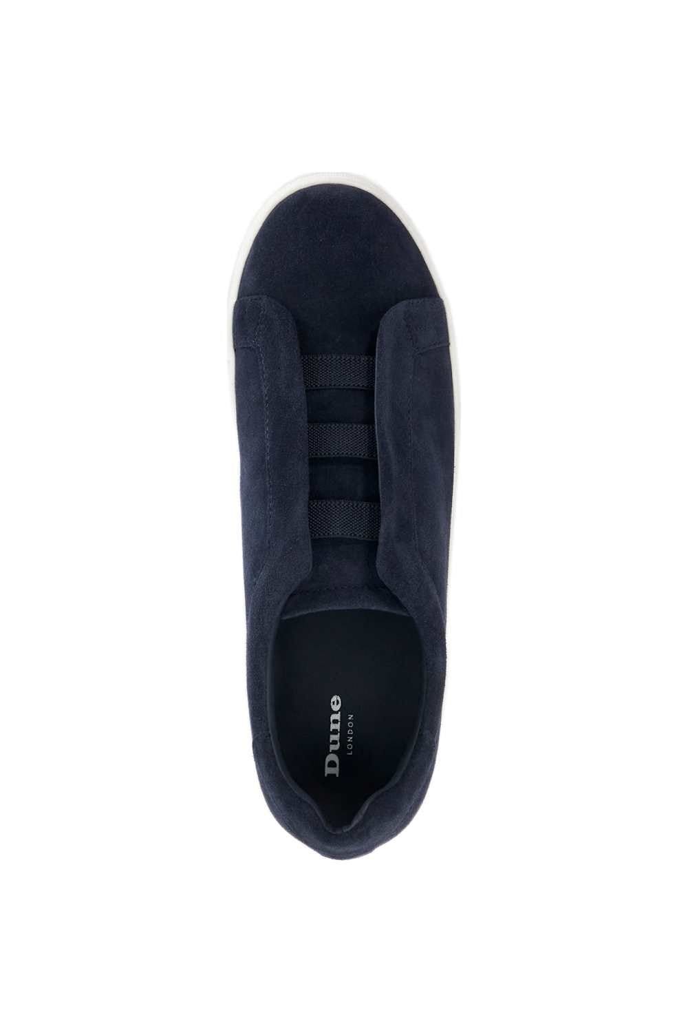 Dune London Dune London Men's 'Tylers' Suede Slip-on Trainers in Blue - 4