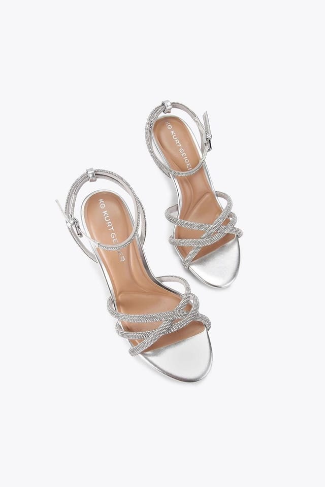 KG Kurt Geiger KG Kurt Geiger Women's 'Abra Heel' Heels in Silver - 2