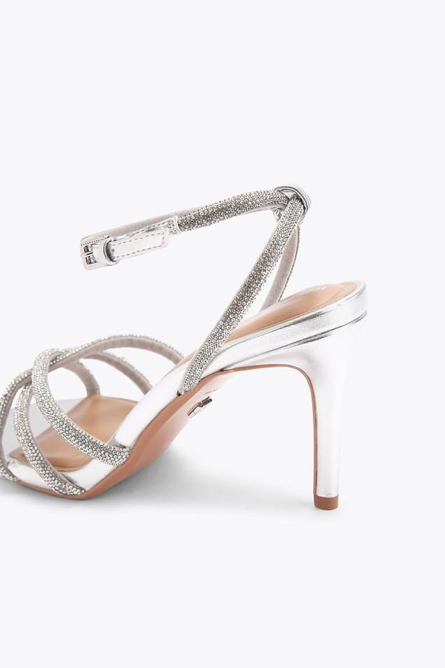 KG Kurt Geiger KG Kurt Geiger Women's 'Abra Heel' Heels in Silver - 3