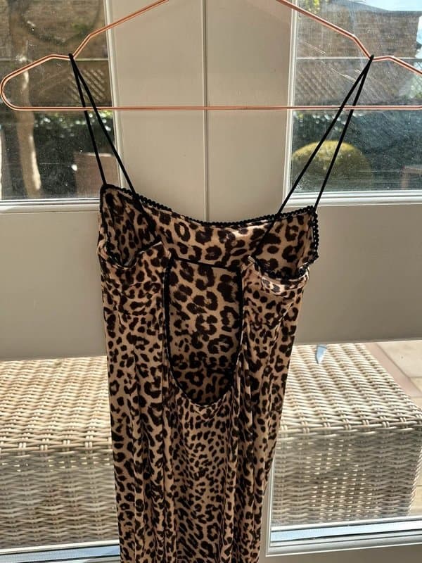 Bershka Bershka leopard print maxi dress
