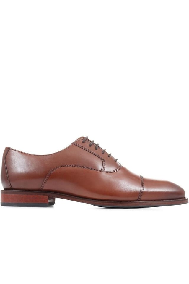 Jones Bootmaker Jones Bootmaker Men's Matthew Wide Fit Oxford Shoes in Light Brown - 2