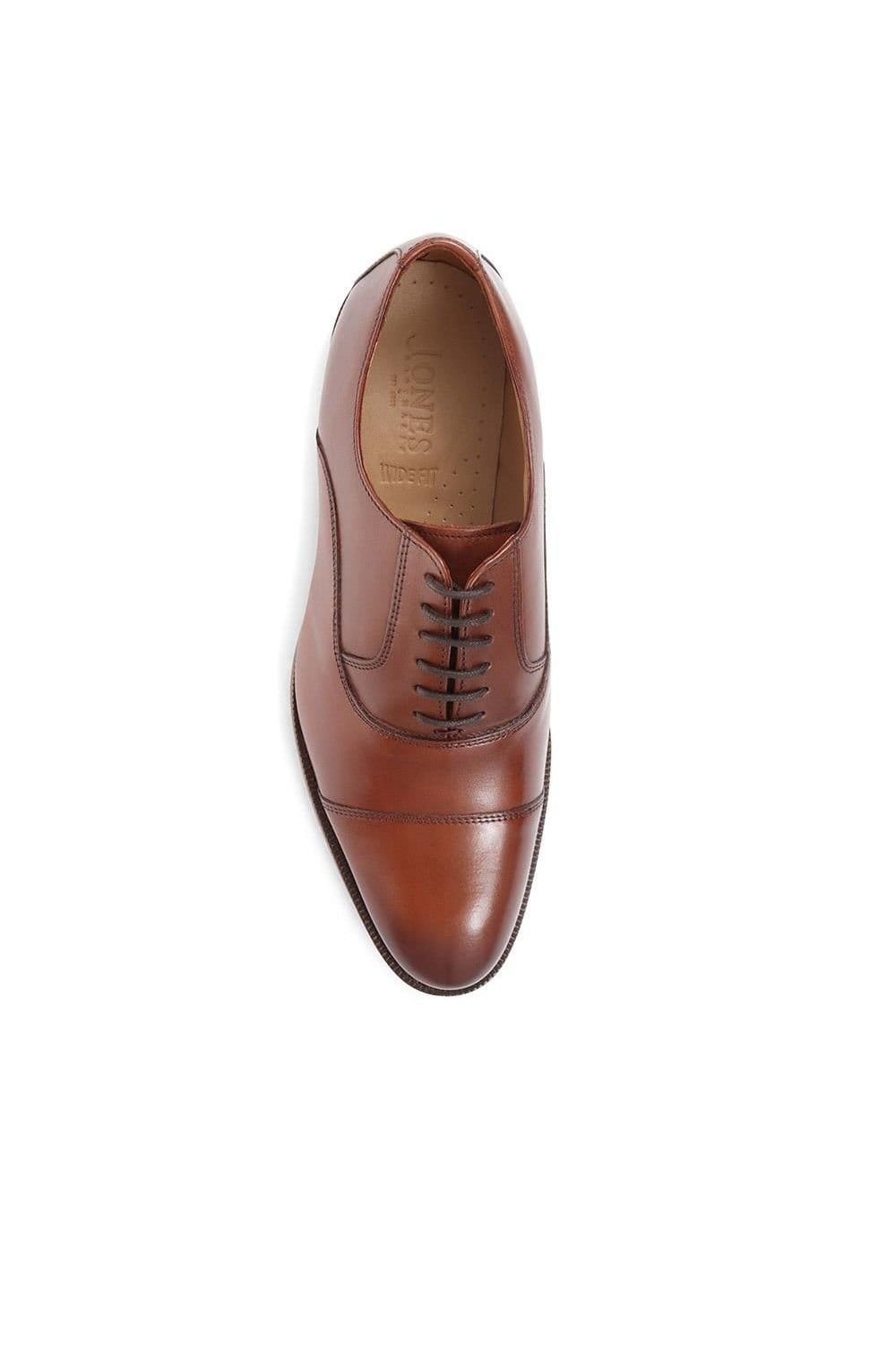 Jones Bootmaker Jones Bootmaker Men's Matthew Wide Fit Oxford Shoes in Light Brown - 4