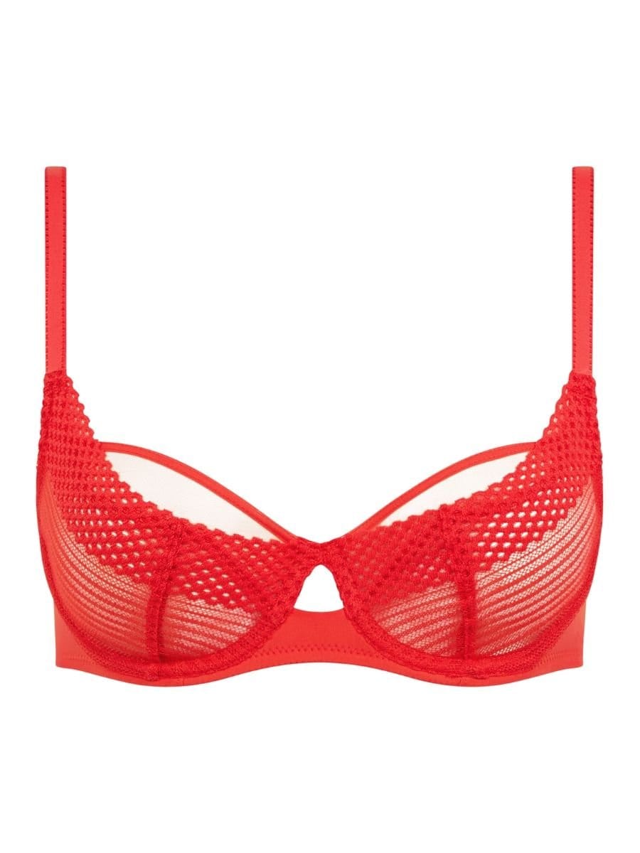 Chantelle Chantelle Women's Play Full Cup Covering Bra in Red - 4