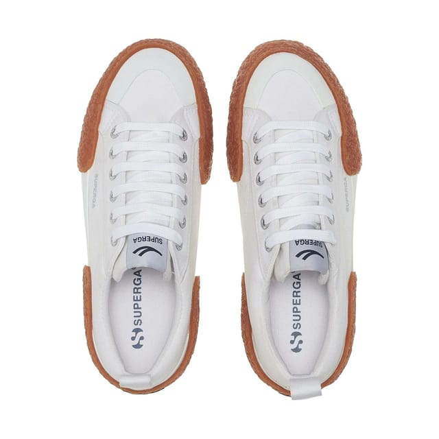 Superga Superga Men's 2660 Stripe Big Bumpers Trainers in White - 3