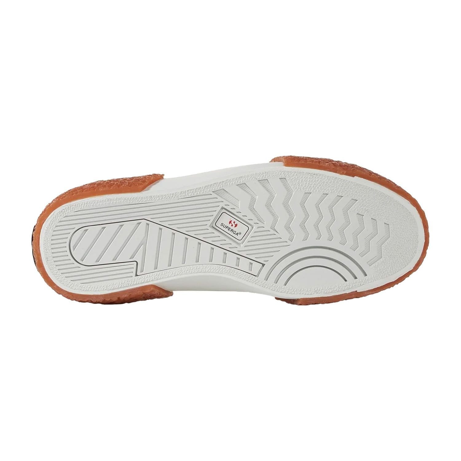 Superga Superga Men's 2660 Stripe Big Bumpers Trainers in White - 4