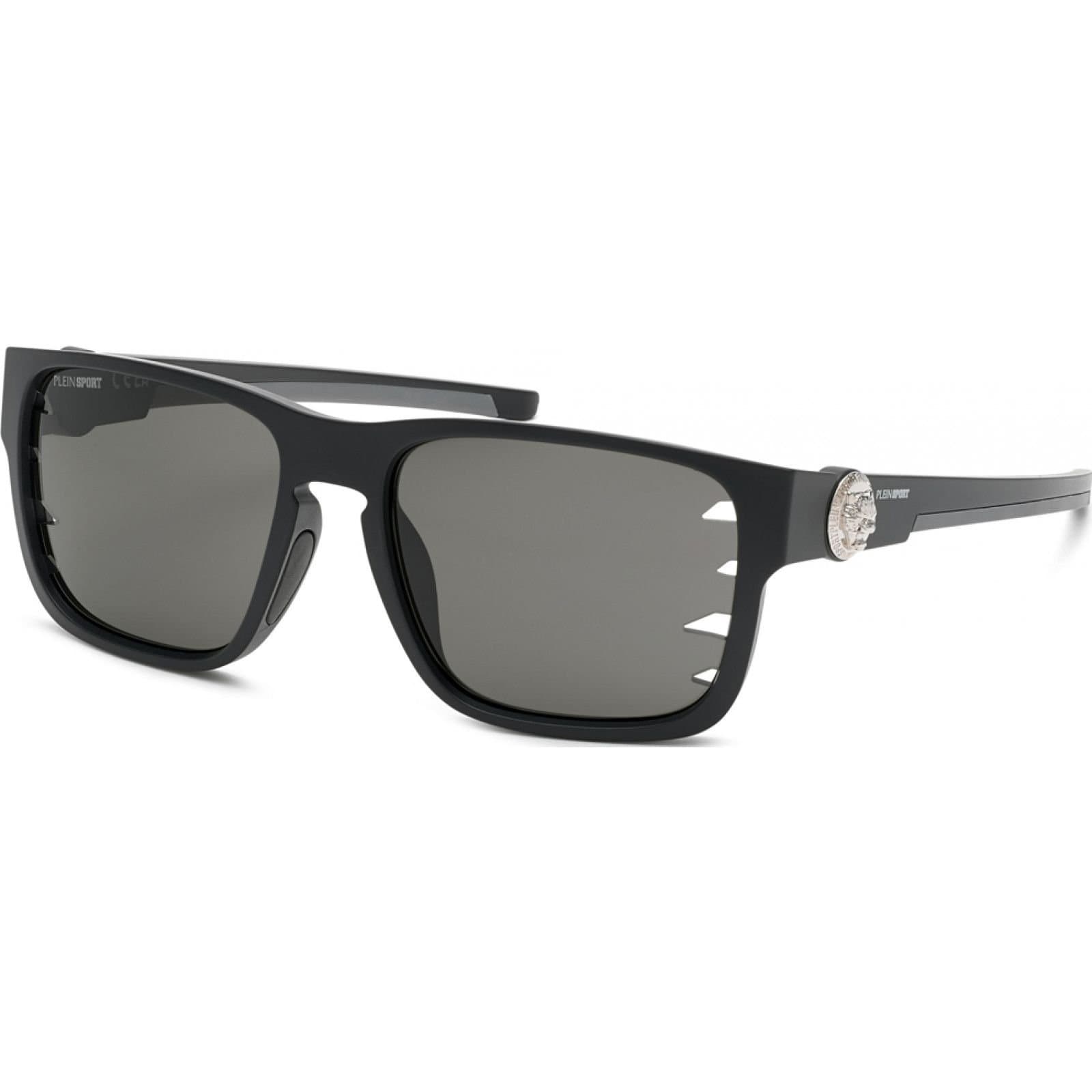 Plein Sport Plein Sport Men's SSP004-570U28 Square/Rectangle Sunglasses in Black