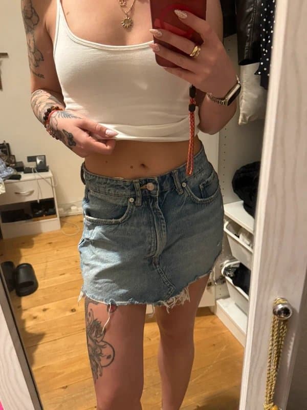 Zara Zara Denim Skirt