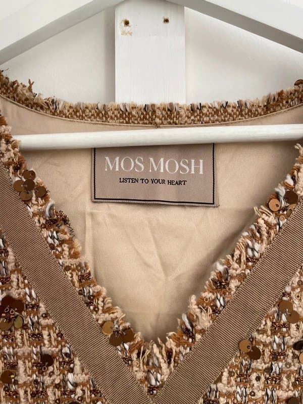 Mos Mosh Mos Mosh MMSeyna Vega Boucle Vest Indian Tan Women’s Size 42