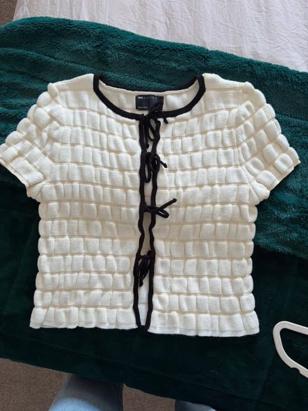 ASOS Tie up bow top