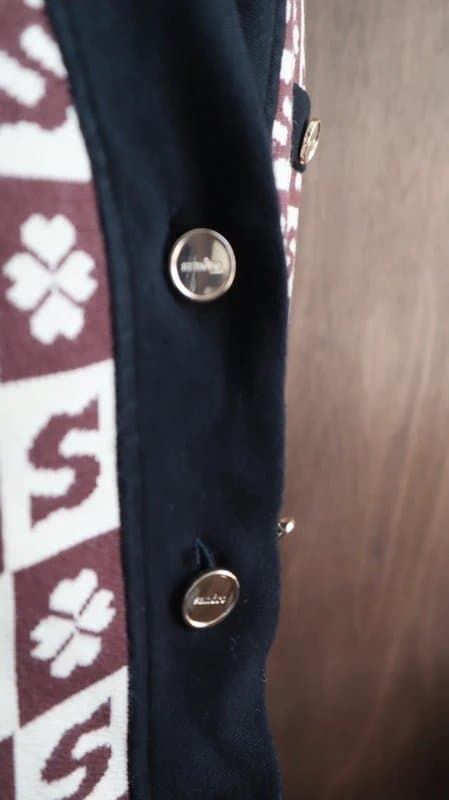 Sandro Sandro Paris Oversized Cardigan BNWT Monogram Knit Luxury Designer Jumper Size 2 10 12