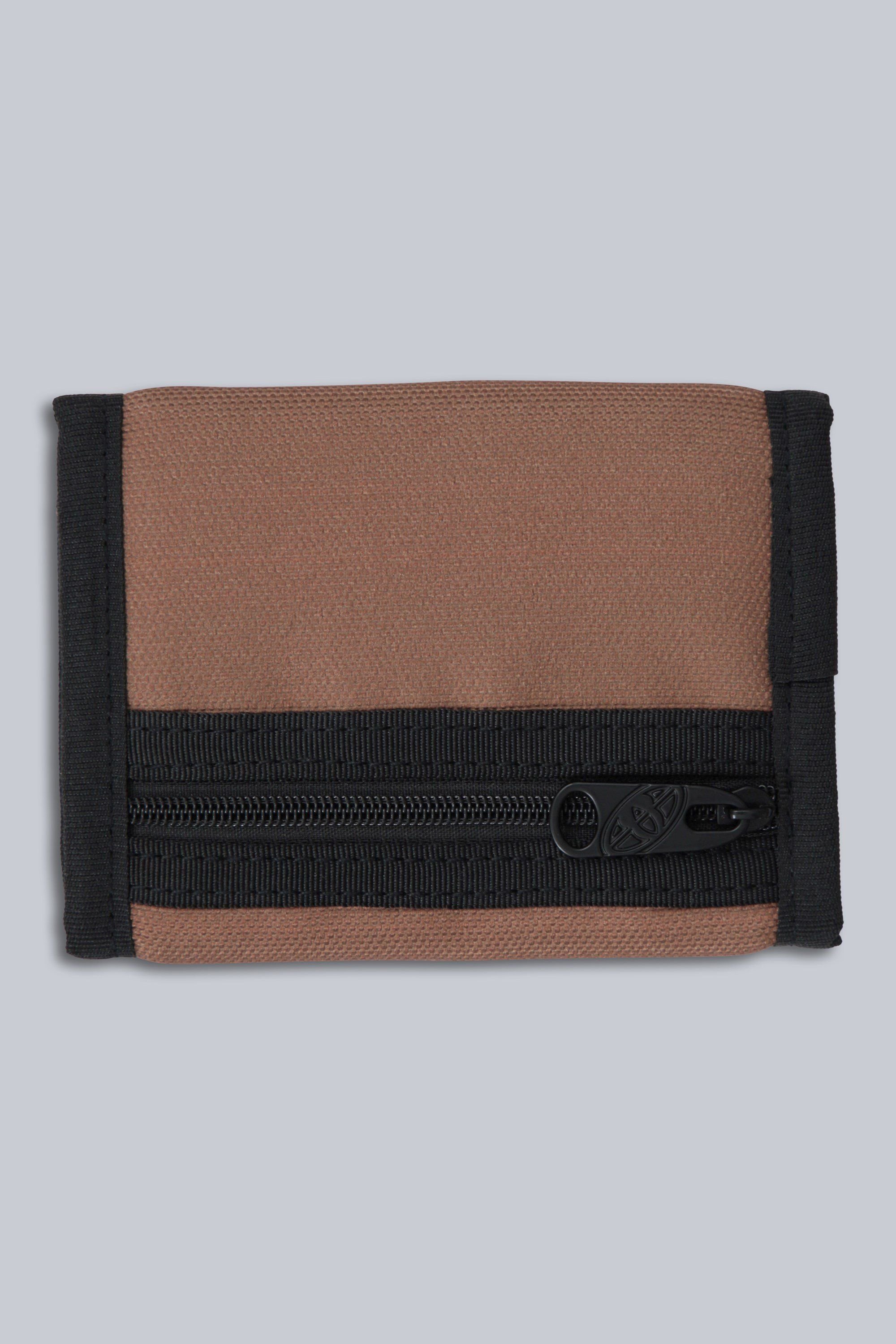 Animal Animal Men's Compact Lightweight Durable with Coin Pocket Trifold Travel Wallet in Tan - 2