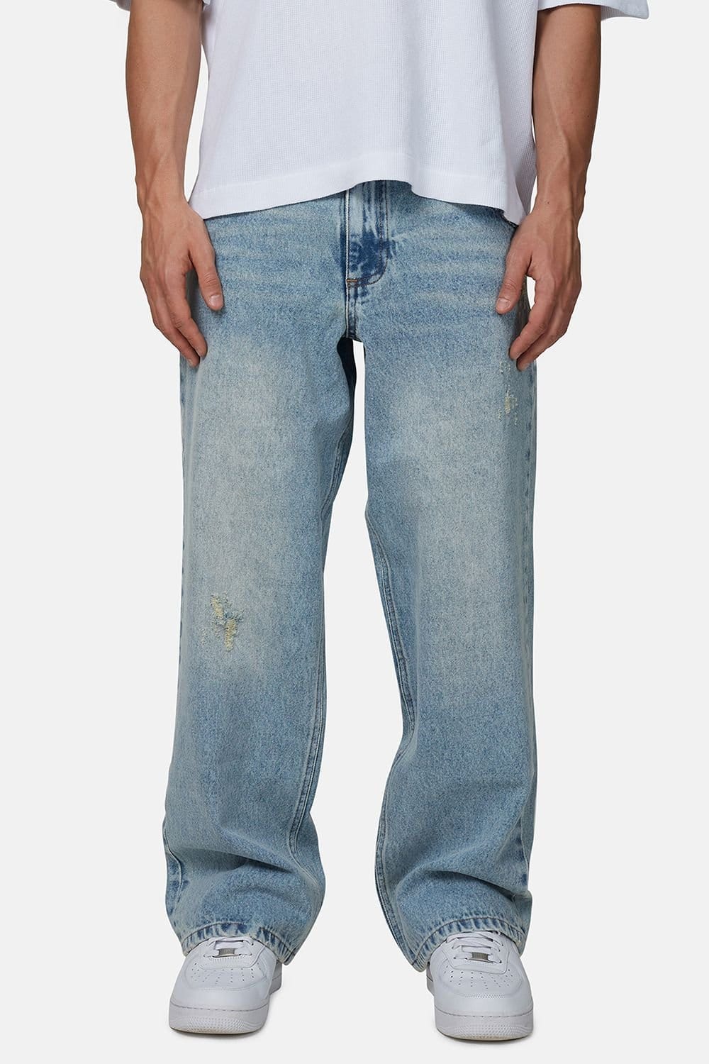 Good For Nothing Good For Nothing Men's Baggy Denim Jeans in Blue - 1