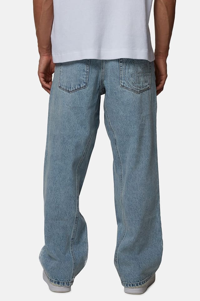 Good For Nothing Good For Nothing Men's Baggy Denim Jeans in Blue - 2
