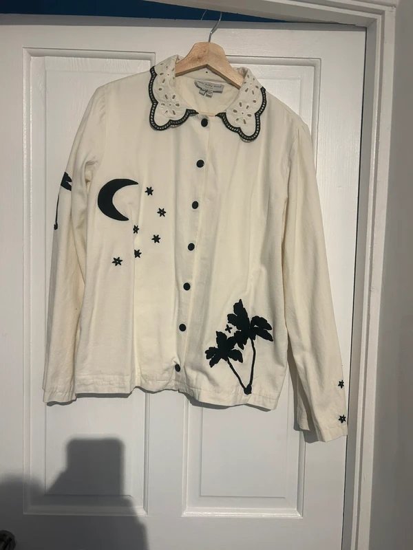 Never Fully Dressed Never fully dressed size 10 embroidered shacket - 1