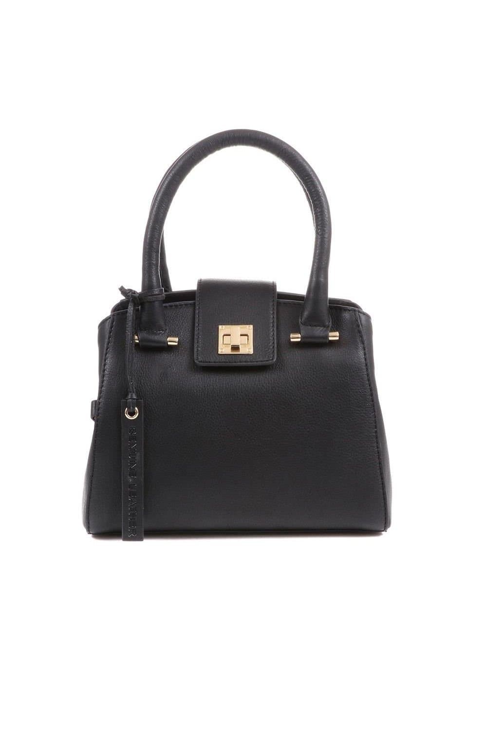 Jones Bootmaker Jones Bootmaker Women's Whimsy Leather Top Handle Bag in Black