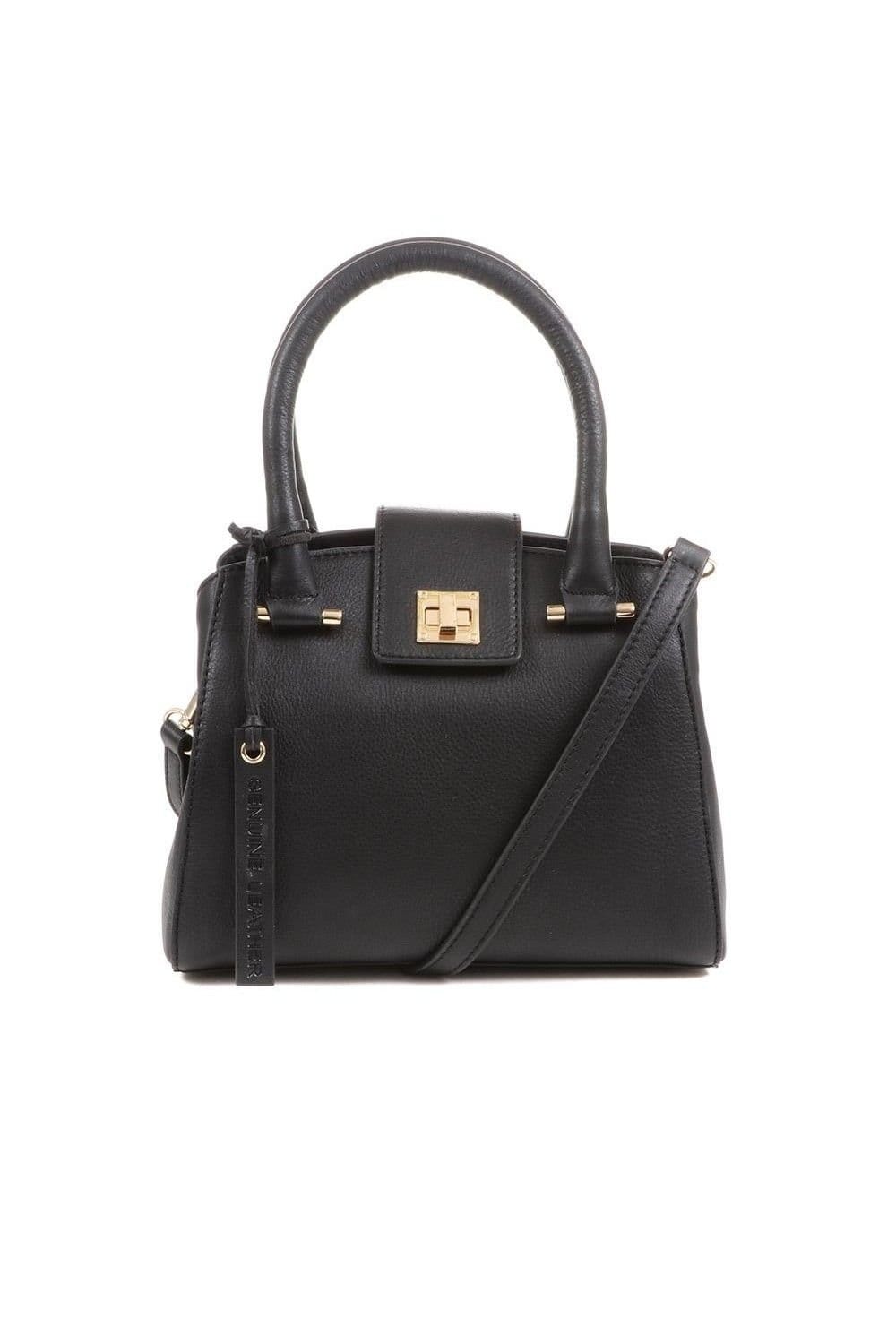 Jones Bootmaker Jones Bootmaker Women's Whimsy Leather Top Handle Bag in Black - 4