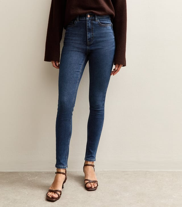 New Look Women's Blue Lift & Shape Jenna Skinny Jeans New Look - 2