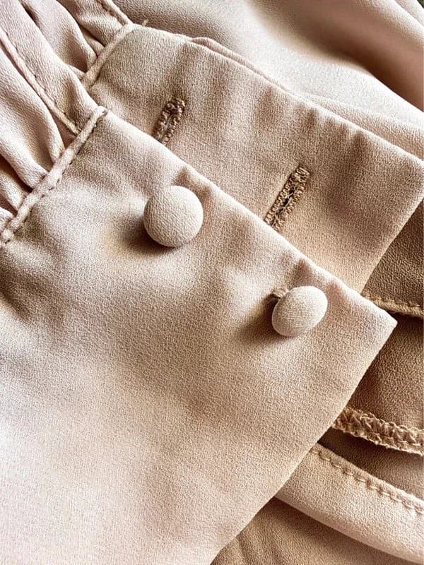 New Look Nude Chiffon Blouse