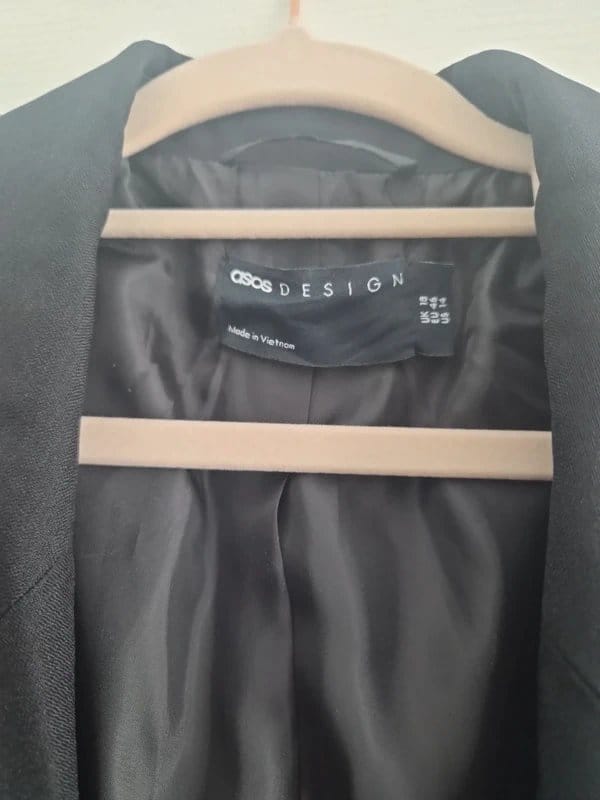 ASOS Design Black Blazer Size 18