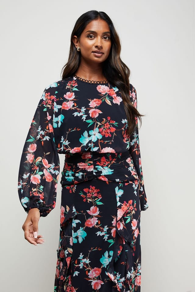 Oasis Oasis Women's Boho Long Sleeve Maxi Dress - 2